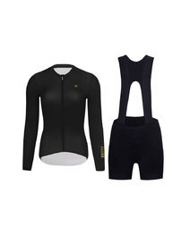 HOLOKOLO maillot largo y pantalón - VICTORIOUS ELITE - negro/blanco