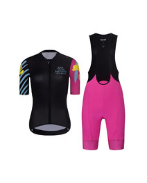 RIVANELLE maillot corto y pantalón corto - MEDITATION  - rosa/negro
