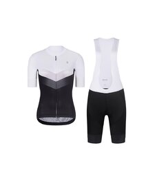 RIVANELLE maillot corto y pantalón corto - ARROW II - negro/blanco