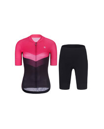 RIVANELLE maillot corto y pantalón corto - ARROW II - negro/rosa