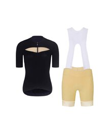 RIVANELLE maillot corto y pantalón corto - GLAMOR - negro/beige