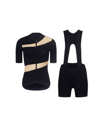 RIVANELLE maillot corto y pantalón corto - GLAMOR - negro/beige