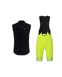 RIVANELLE maillot corto y pantalón corto - PURE - amarillo/negro