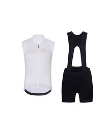 RIVANELLE maillot corto y pantalón corto - PURE - blanco/negro