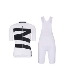 RIVANELLE maillot corto y pantalón corto - MISSVELOAIRE - blanco/negro