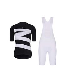 RIVANELLE maillot corto y pantalón corto - MISSVELOAIRE - negro/blanco