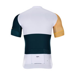 HOLOKOLO jersey de manga corta - ENGRAVE - blanco/amarillo/azul
