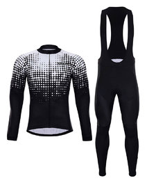 HOLOKOLO maillot largo y pantalón - FROSTED SUMMER - negro/blanco