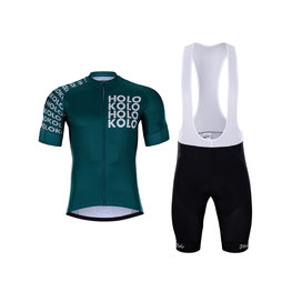 HOLOKOLO maillot corto y pantalón corto - SHAMROCK - azul/negro