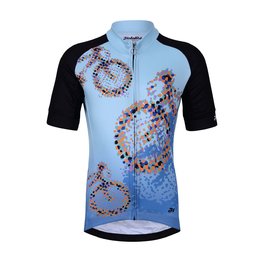 HOLOKOLO jersey de manga corta - BIKERS KIDS - azul/negro