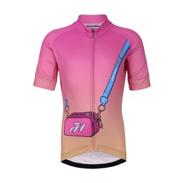 HOLOKOLO jersey de manga corta - CANDYBAG KIDS - amarillo/rosa