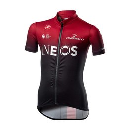 CASTELLI jersey de manga corta - INEOS 2020 KIDS - rojo/negro