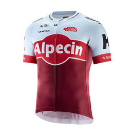 KATUSHA SPORTS jersey de manga corta - KATUSHA ALPECIN 2018 - granate/azul claro
