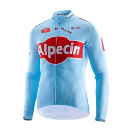 KATUSHA SPORTS maillot de verano de manga larga - ALPECIN 2019 SUMMER - azul claro/rojo