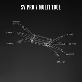 LEZYNE accesorios - SV PRO 7 - negro