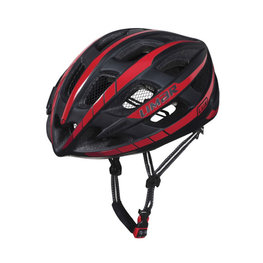 LIMAR casco - ULTRALIGHT LUX - rojo/negro