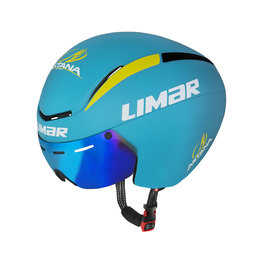 LIMAR casco - SPEED KING - amarillo/azul claro