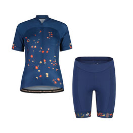 MALOJA maillot corto y pantalón corto - TRECIMEM. - azul