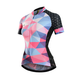MONTON jersey de manga corta - BREEZE LADY - rosa/azul claro