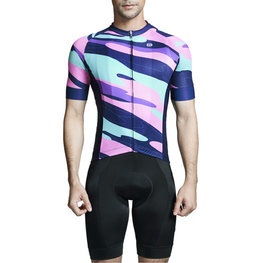 MONTON jersey de manga corta - FLASH - rosa/azul