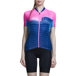 MONTON jersey de manga corta - PIONEER LADY - azul/rosa