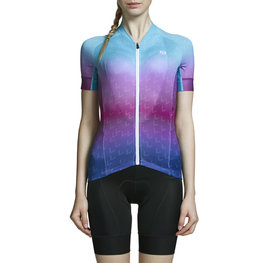 MONTON jersey de manga corta - COLORFUL MIST LADY - azul/rosa
