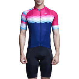 MONTON jersey de manga corta - CHEER - rosa/azul