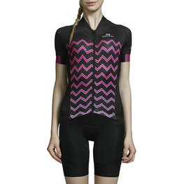 MONTON jersey de manga corta - SECRET RHYME LADY - rosa/negro