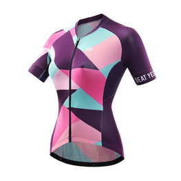 MONTON jersey de manga corta - COLOURED GLAZE LADY - púrpura/rosa