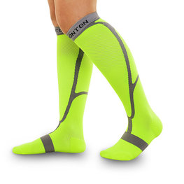 MONTON medias - FLUORESCENT - amarillo/gris