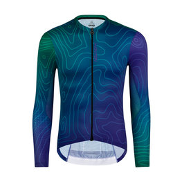 MONTON maillot de verano de manga larga - CONTOULINE SUMMER - verde/azul