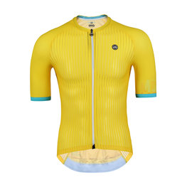 MONTON jersey de manga corta - QUEST - azul claro/amarillo