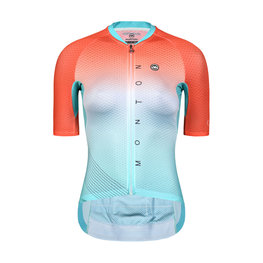 MONTON jersey de manga corta - NEON LADY - naranja/verde