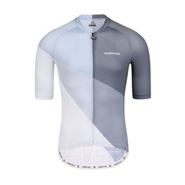MONTON jersey de manga corta - CRACK - gris/blanco