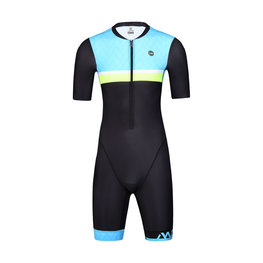 MONTON monos - WEAVO TRIATLON - negro/amarillo/azul
