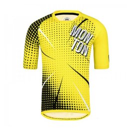 MONTON jersey de manga corta - BOOM MTB - amarillo