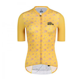 MONTON jersey de manga corta - PURPLEFLORAL YELLOW - amarillo