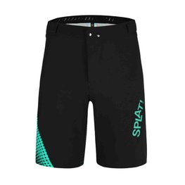 MONTON pantalones cortos sin tirantes - SPLAT MTB - negro/turquesa