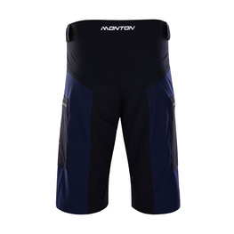 MONTON pantalones cortos sin tirantes - JANKUN MTB - negro/azul