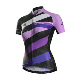 MONTON jersey de manga corta - DIMENSIONS LADY - púrpura/negro