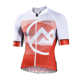 MONTON jersey de manga corta - MIRAGGIO - blanco/rojo