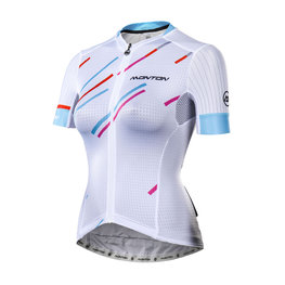 MONTON jersey de manga corta - COLORE PIOGGIA LADY - blanco