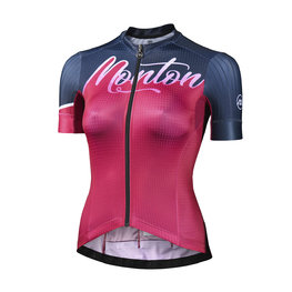 MONTON jersey de manga corta - BOUDARY LADY - rojo/púrpura