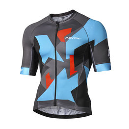 MONTON jersey de manga corta - CINDER - gris/azul/rojo