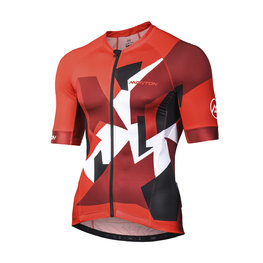 MONTON jersey de manga corta - CINDER - negro/rojo/blanco