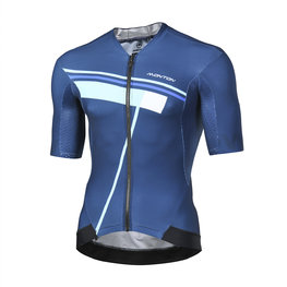 MONTON jersey de manga corta - PRISMA - azul