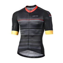 MONTON jersey de manga corta - CAMAIORE - negro/rojo