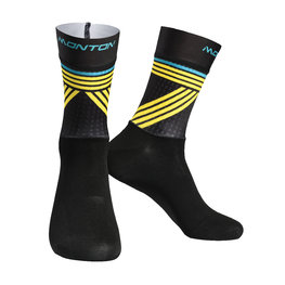 MONTON calcetines clásicos - GREFFIO - negro/amarillo