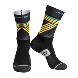 MONTON calcetines clásicos - GREFFIO 2  - negro/amarillo
