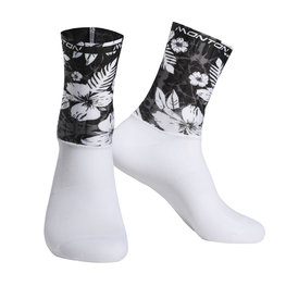 MONTON calcetines clásicos - WILDFLOWER - negro/blanco